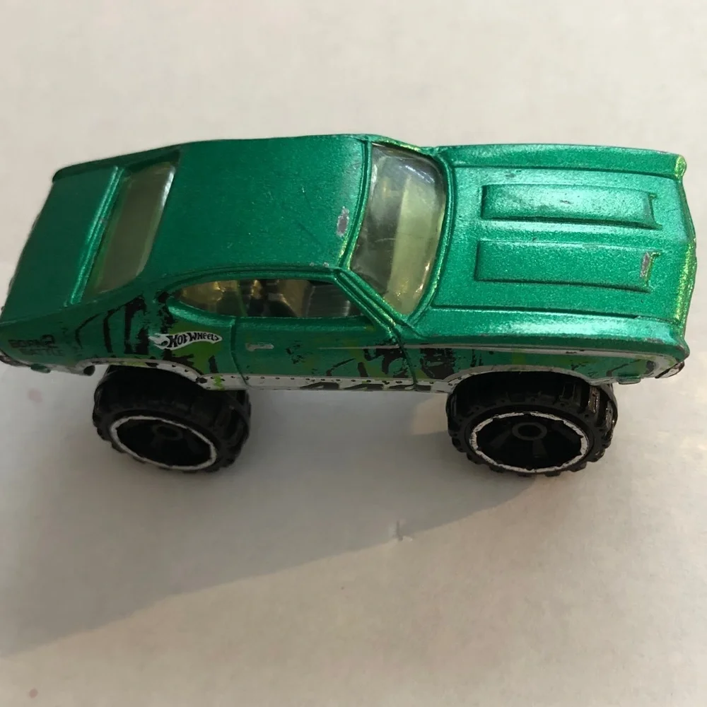 Green Olds 442 Hot Wheels